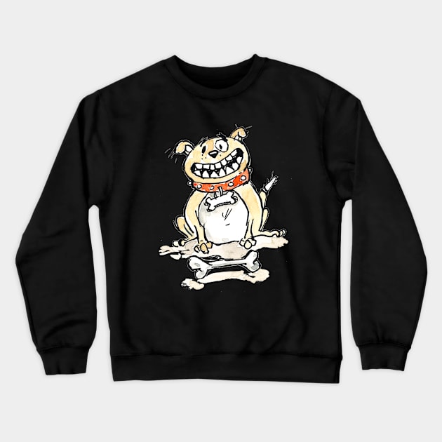 Rex the dog Crewneck Sweatshirt by Randy Noble Design & Illustration